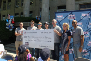 Check Presentation Yankees Foundation to USO of Metropolitan NY